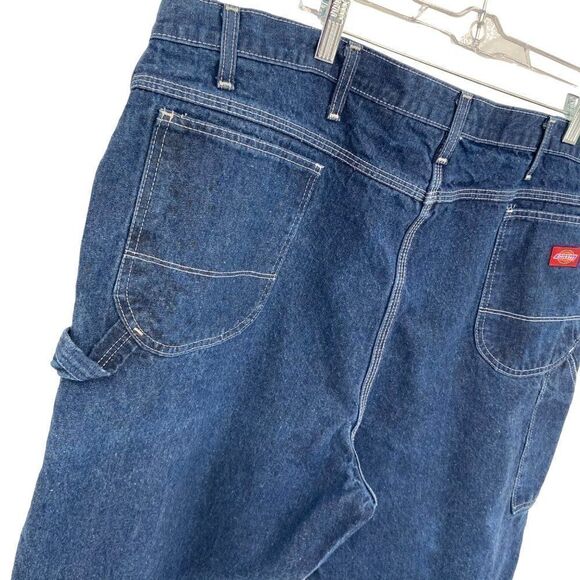 Dickies 100% Cotton Men's Denim Cargo Carpenter Shorts Size 46 - Picture 5 of 8